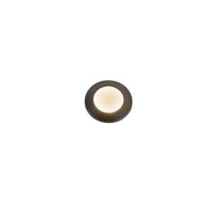 Moderní zapuštěné bodové černé 5 cm vč. LED IP67 - Tereza