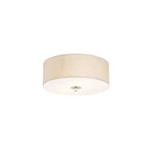Venkovská stropní lampa bílá / krémová 30 cm - Drum Juta
