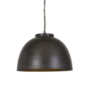 Průmyslová závěsná lampa starožitná hnědá 60 cm - Hoodi