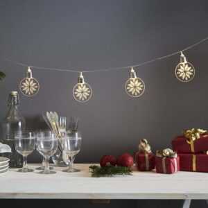 Vánoční světelný řetěz 180 cm Ornament - Star Trading