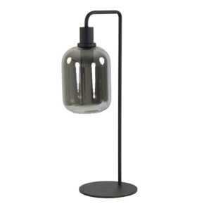Černá stolní lampa (výška 60 cm) Lekar – Light & Living