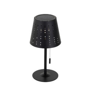 Venkovní stolní lampa černá včetně LED 3-stupňově stmívatelná na solární - Ferre