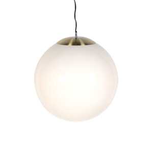 Skandinávská závěsná lampa opálové sklo 50 cm - Ball 50